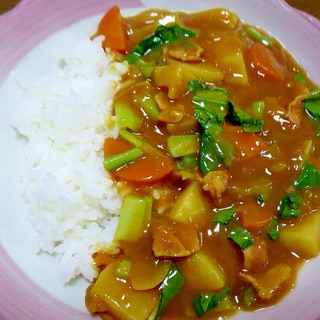 小松菜カレー